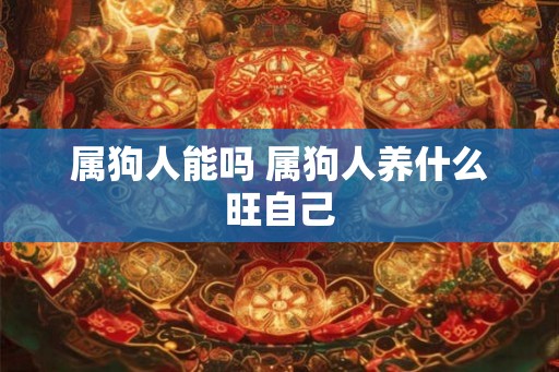 属狗人能吗 属狗人养什么旺自己