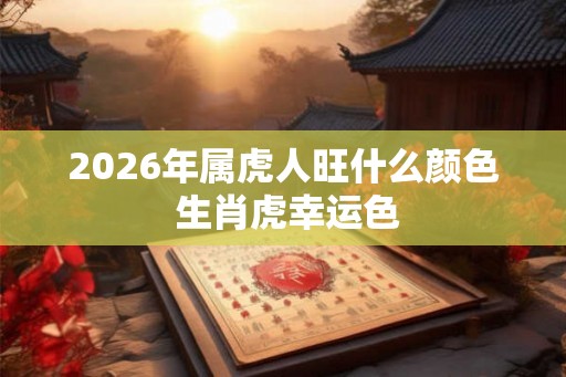 2026年属虎人旺什么颜色 生肖虎幸运色