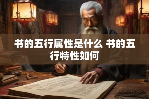 书的五行属性是什么 书的五行特性如何