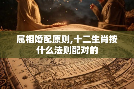 属相婚配原则,十二生肖按什么法则配对的 属相婚配原则,十二生肖按什么法则配对的