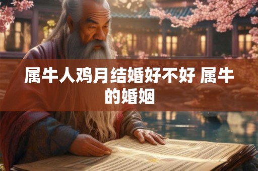 属牛人鸡月结婚好不好 属牛的婚姻