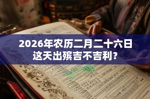 2026年农历二月二十六日这天出殡吉不吉利？