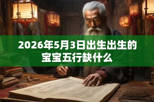 2026年5月3日出生出生的宝宝五行缺什么
