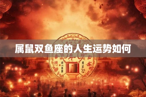 属鼠双鱼座的人生运势如何