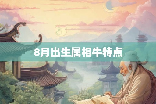 8月出生属相牛特点