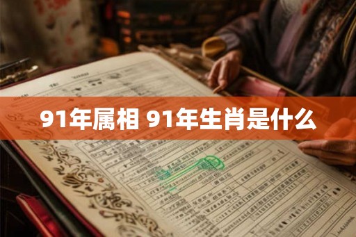 91年属相 91年生肖是什么