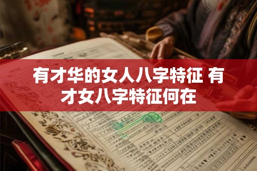 有才华的女人八字特征 有才女八字特征何在