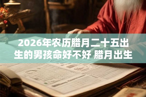 2026年农历腊月二十五出生的男孩命好不好 腊月出生的性格 2026年农历腊月二十五出生的男孩命好不好 腊月出生的性格