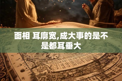 面相 耳廓宽,成大事的是不是都耳垂大
