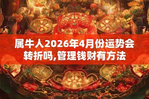 属牛人2026年4月份运势会转折吗,管理钱财有方法 属牛人2026年4月份运势会转折吗,管理钱财有方法