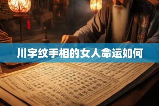川字纹手相的女人命运如何