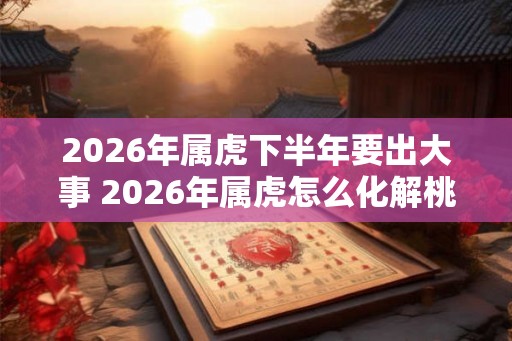 2026年属虎下半年要出大事 2026年属虎怎么化解桃花劫