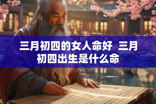 三月初四的女人命好 三月初四出生是什么命 三月初四的女人命好 三月初四出生是什么命