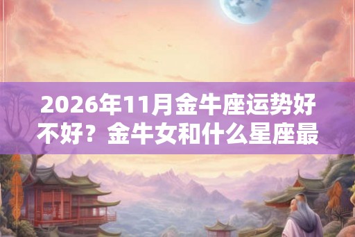 2026年11月金牛座运势好不好?金牛女和什么星座最搭? 2026年11月金牛座运势好不好?金牛女和什么星座最搭?