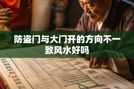 防盗门与大门开的方向不一致风水好吗