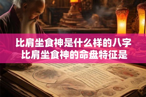 比肩坐食神是什么样的八字 比肩坐食神的命盘特征是