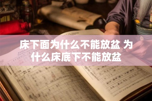 床下面为什么不能放盆 为什么床底下不能放盆 床下面为什么不能放盆 为什么床底下不能放盆