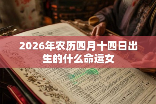 2026年农历四月十四日出生的什么命运女