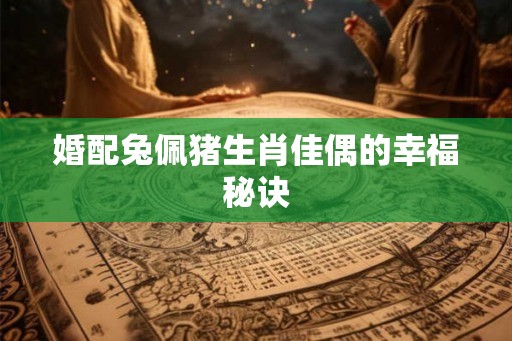 婚配兔佩猪生肖佳偶的幸福秘诀