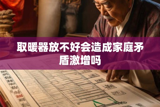 取暖器放不好会造成家庭矛盾激增吗
