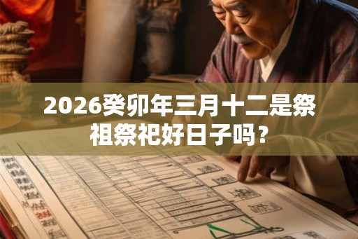 2026癸卯年三月十二是祭祖祭祀好日子吗？