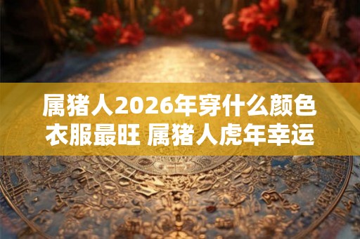 属猪人2026年穿什么颜色衣服最旺 属猪人虎年幸运色是什么 属猪人2026年穿什么颜色衣服最旺 属猪人虎年幸运色是什么