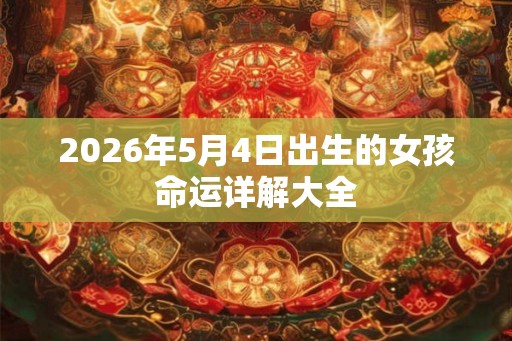 2026年5月4日出生的女孩命运详解大全