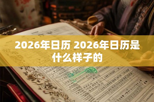 2026年日历 2026年日历是什么样子的