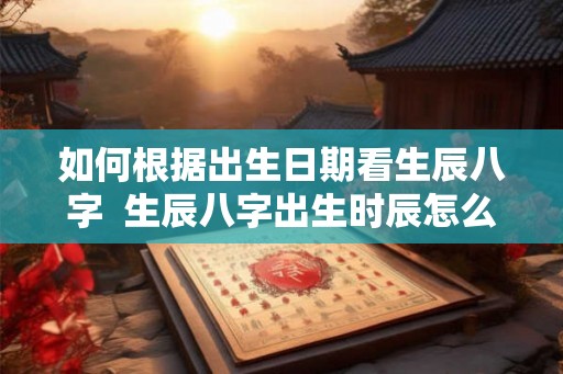 如何根据出生日期看生辰八字  生辰八字出生时辰怎么看