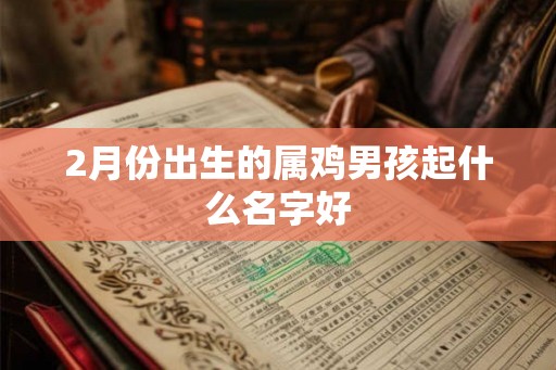 2月份出生的属鸡男孩起什么名字好