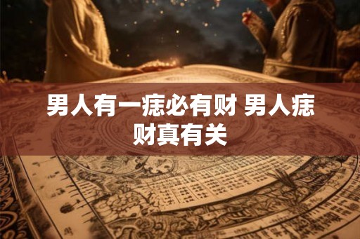 男人有一痣必有财 男人痣财真有关