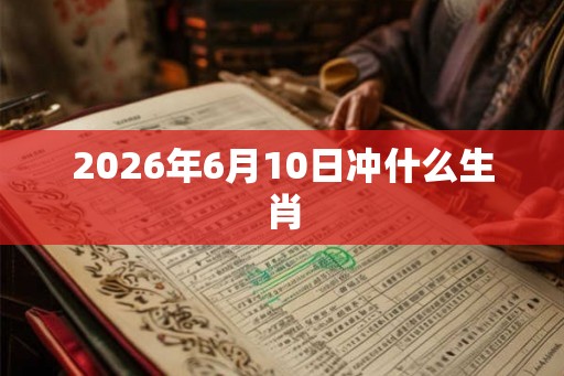 2026年6月10日冲什么生肖
