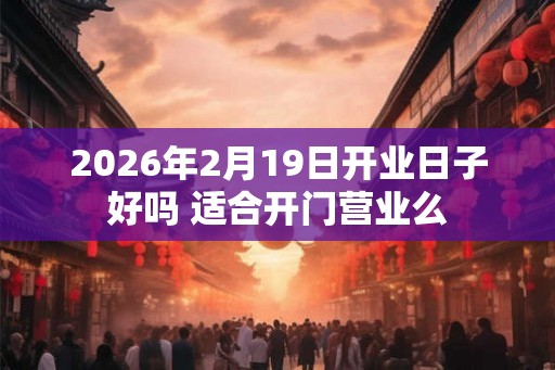 2026年2月19日开业日子好吗 适合开门营业么