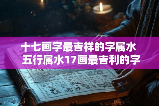十七画字最吉祥的字属水  五行属水17画最吉利的字解释