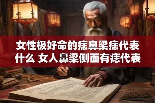 女性极好命的痣鼻梁痣代表什么 女人鼻梁侧面有痣代表什么