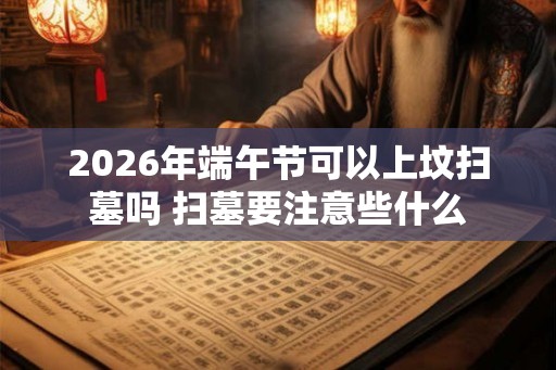 2026年端午节可以上坟扫墓吗 扫墓要注意些什么