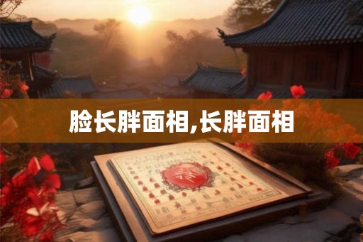 脸长胖面相,长胖面相