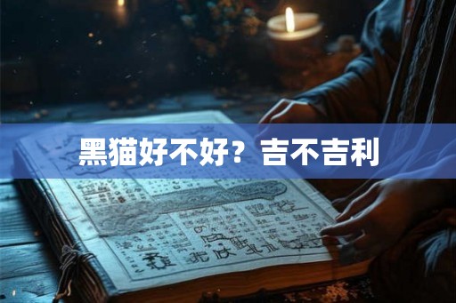 黑猫好不好？吉不吉利