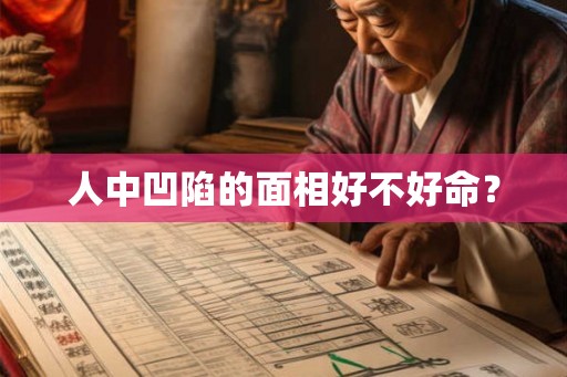 人中凹陷的面相好不好命？