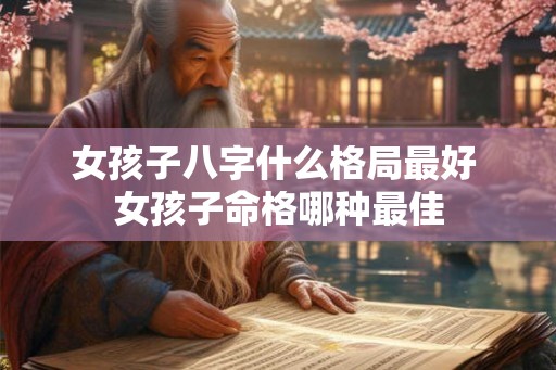 女孩子八字什么格局最好 女孩子命格哪种最佳