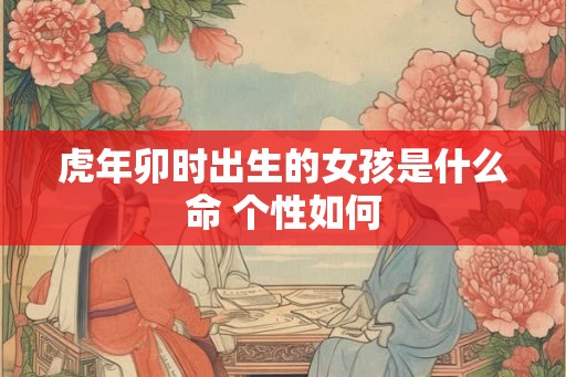虎年卯时出生的女孩是什么命 个性如何
