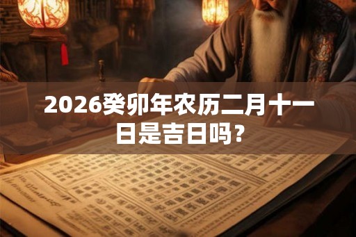 2026癸卯年农历二月十一日是吉日吗？