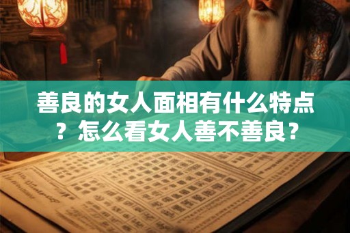 善良的女人面相有什么特点？怎么看女人善不善良？