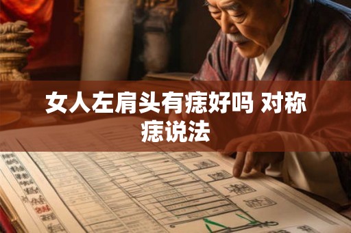 女人左肩头有痣好吗 对称痣说法