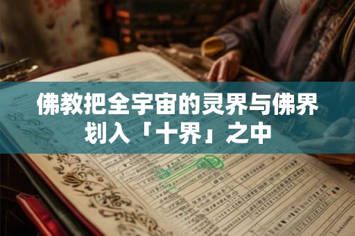 佛教把全宇宙的灵界与佛界划入「十界」之中
