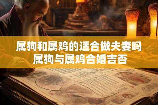属狗和属鸡的适合做夫妻吗 属狗与属鸡合婚吉否