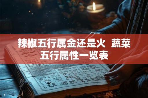 辣椒五行属金还是火 蔬菜五行属性一览表 辣椒五行属金还是火 蔬菜五行属性一览表