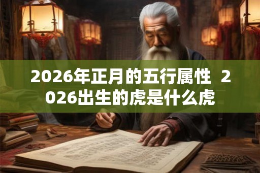 2026年正月的五行属性  2026出生的虎是什么虎