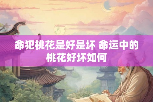 命犯桃花是好是坏 命运中的桃花好坏如何