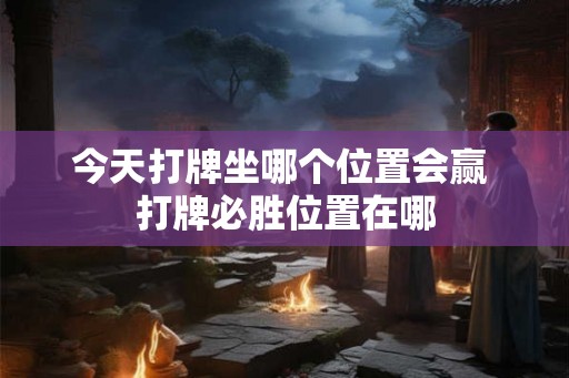 今天打牌坐哪个位置会赢 打牌必胜位置在哪